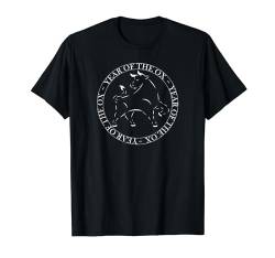 Jahr des Ochsen Chinesischer Sternzeichenkreis T-Shirt von Vast Work Originals