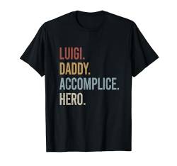 Luigi Daddy Accomplice Hero Retro Style Vintage T-Shirt von Vater Geschenke & Kleidung für Männer