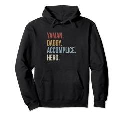 Yaman Daddy Accomplice Hero Retro Style Vintage Pullover Hoodie von Vater Geschenke & Kleidung für Männer