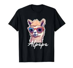 Dad Alpaka Lama Fan Liebhaber Papa Vatertag Geschenk Alpapa T-Shirt von Vatertag TShirt Tochter Sohn Dad Vatertagsgeschenk