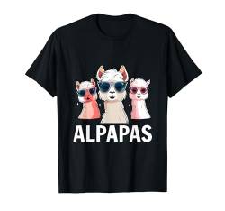 Dad Lama Fan Liebhaber Papa Vatertag Geschenk Alpapa Alpaka T-Shirt von Vatertag TShirt Tochter Sohn Dad Vatertagsgeschenk