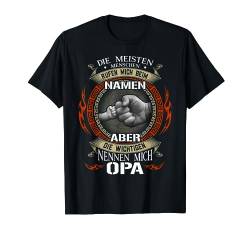 Die Meisten Menschen Nennen Mich Opa T-shirt Geschenke T-Shirt von Vatertagsgeschenk Shirt für stolzen Familien Vater