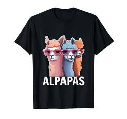 Lama Fan Alpaka Liebhaber Geschenk Vatertag Alpaka Alpapa T-Shirt von Vatertagsgeschenk für Papa Vatertagsgeschenk 2024