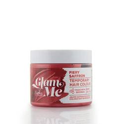 GLAM ME by Vatika Naturals Fierry Safron temporäre Haarfarbe, 170 g, hergestellt mit Bienenwachs, natürliche Frisurfarbe, für Männer und Frauen von Vatika Naturals