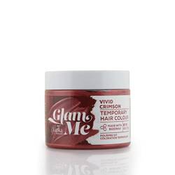 GLAM ME by Vatika Naturals Vivid Crimson Temporäre Haarfarbe 170 g | Hergestellt mit Bienenwachs | natürliche Frisurfarbe | für Männer und Frauen von Vatika Naturals