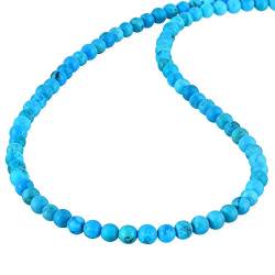 Vatslacreations 1 Strand Turquoise Beaded Necklace with Round Beads - 45cm Gemstone Chakra Necklace | Fashion Jewelry for Women featuring Heishi (Tube) Embrace the Beauty von Vatslacreations