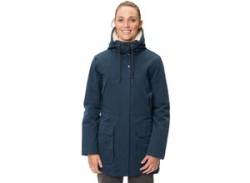 Parka VAUDE "MANUKAU" Gr. 48, blau (dark sea) Damen Jacken Sportjacken von Vaude