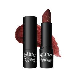 Vawolecy Glitzer Lippenstift, funkelnder Glanz Lipgloss wasserfest mattes Metallic-Finish von Vawolecy