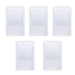 Vctitil 5pcs Transparent Card Protective Case Unisex ID Card Holders, Waterproof and Anti Bending Credit Card Business Card Case von Vctitil