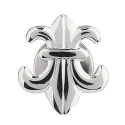 Manschettenknöpfe Fleur De Lis Silber Brosche Anstecknadel von Vcufflinks