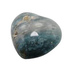 VducK Kristall 1pc 45-50mm natürlicher Ozean Jaspis Stein poliert Quarz Kristall Jade Herzform for Geschenk Reiki Mineralien geeignet for Home Office Dekoration ZANLIIYIN von VducK