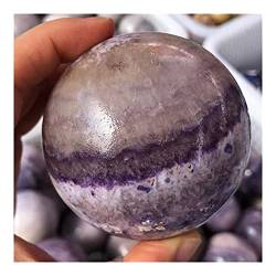VducK Natural Silk Fluorite Quartz Sphere Ball Stones Crystal Reiki Polished Decor Stones Collection Gifts Lucky Stone ZANLIIYIN von VducK