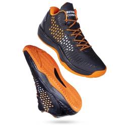 Vector X Herren SH-COSMIC-BLK-ORG-12 Shoes, Black/Orange, 46 EU von Vector X