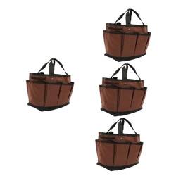 Veemoon 4 Stück Garten-Kit Werkzeugtasche Halter für Gartengeräte Taschenorganizer für Tragetasche Werkzeugkasten Tragetasche für Gartengeräte Gartenbedarf tragbar Container Gartentasche von Veemoon