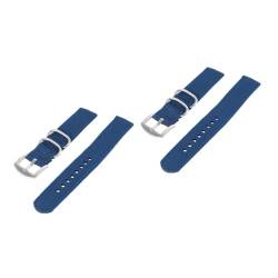 Veemoon Nylon-Uhrenarmband 2st Armband Canvas-riemen Männlich Canvas-gürtel Ersetzen Bequemes Uhrenarmband von Veemoon