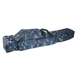 Veesper Angelruten-Tasche tragbare Angeltasche Rutentasche faltbar aus Segeltuch Angelruten- und Angelgerät-Aufbewahrungskoffer für Angelgeräte von Veesper