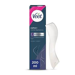 Veet Expert Haarentfernungscreme für Damen für Körper und Beine, mit Karité-Matteca, 200 ml von Veet