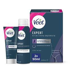 Veet Expert Körperpflegeset für Haarentfernung Bikini-Linie/Intimzonen, 2 Stück von Veet