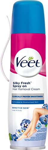 Veet Spray on Enthaarungscreme Empfindliche Haut 150 ml von Veet