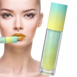 Flüssiger Lippenstift Für Frauen, Aufpolsternder Lipgloss, Feuchtigkeitsspendendes Und Pflegendes Lippenöl, Nicht Klebende Getönte Lippen, Transparentes Balsam-Lippenöl von Veeteah