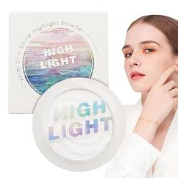 Highlighter-Puderpalette | Wangen-Highlighter, Gesichtsrouge,Langlebige, seidige Textur, schimmernde, konturierende Lidschattenpalette für Männer Veeteah von Veeteah