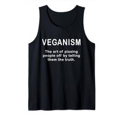 veganismus lustig spruch vegan geschenk vegan männer frauen Tank Top von Veganer Geschenke