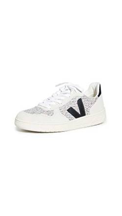 Veja V-10 Sneaker Herren Weiß/Schwarz Low-Top Sneaker Schuhe, Mehrere (weiß/schwarz), 37.5 EU von Veja