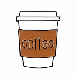 Vektenxi Broschen Cartoon Kaffeetasse Milch Emaille Abzeichen Kragen Brosche Kleidung Schmuck Dekor Langlebig und Nützlich von Vektenxi