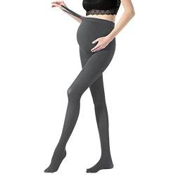 Vellette Strumpfe & Strumpfhosen Opaque Umstandsstrumpfhose Unterstutzung Leggings Mutterschaft Hose fur alle Phasen der Schwangerschaft Damen 180D von Vellette