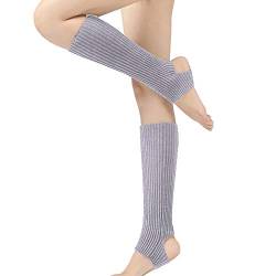 Vellette Stulpen Legwarmer Damen Bein Stulpen warme Beinstulpen Strick-Stulpe Beinwarmer Leg warmer Grobstrick Stulpens Winter Lange WarmeSocken von Vellette