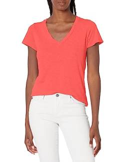 Velvet by Graham & Spencer Damen Lilith Cotton Slub T-Shirt mit V-Ausschnitt Hemd, Dolly, Mittel von Velvet by Graham & Spencer