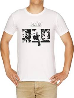 Genesis - The Lamb Lies Down On Broadway Herren T-Shirt Weiß von Vendax