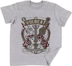 New S Volbeat Band Kinder Jungen Mädchen Unisex T-Shirt Grau von Vendax