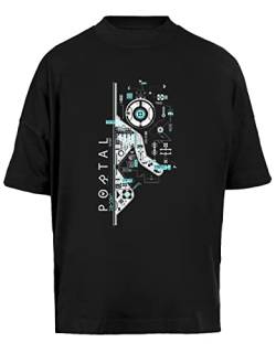 Portal 2 Art Unisex Baggy T-Shirt Kurze Ärmel Herren Schwarz Short Sleeves Black von Vendax