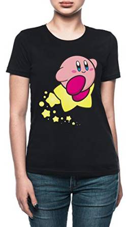 Reiten auf Kirby Damen T-Shirt Schwarz von Vendax