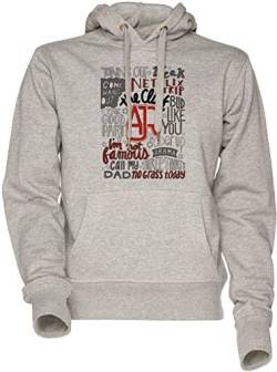 Vendax AJR The Click Unisex Herren Damen Kapuzenpullover Sweatshirt Grau Men's Women's Hoodie Grey von Vendax