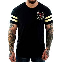 Vendetta Inc. Herren - Männer Clubwear Party Tattoo Shirt Crush 1051 schwarz (S) von Vendetta Inc.