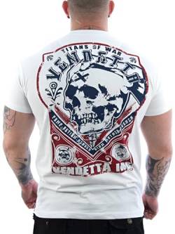 Vendetta Inc. Herren Streetwear Shirt Skull Titans weiß (XL) von Vendetta Inc.