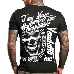 Vendetta Inc. Männer Shirt Nightmare schwarz VD-1189 Rundhals Baumwolle (as3, Alpha, m, Regular, Regular, M) von Vendetta Inc.