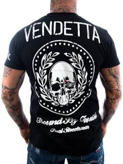 Vendetta Inc. Männer Shirt Sport,Freizeit,Club T-Shirt Bound schwarz (L) von Vendetta Inc.