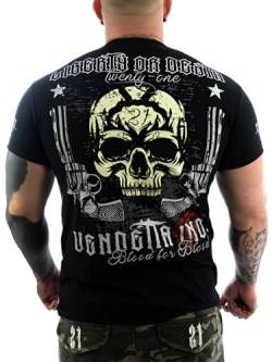 Vendetta Inc. Männer Shirt schwarz Sport,Freizeit Liberty or Death 1148 (4XL, 4X_l) von Vendetta Inc.