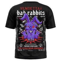 Vendetta Inc. Männer T Shirt Bad Rabbits schwarz VD-1212 (as3, Alpha, 3X_l, Regular, Regular) von Vendetta Inc.