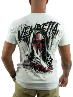 Vendetta Inc. Shirt The Devil 2 weiß 1177 Männer Sport, Freizeit Streetwear T-Shirt (XXL) von Vendetta Inc.