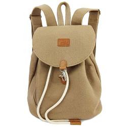 Venetto Designer Rucksack aus Filz mit Leder Applikationen sehr leicht backpack unisex (Cappucino) von Venetto
