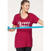 Große Größen: Longshirt, rot, Gr.44/46-56/58 von Venice Beach LM