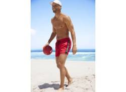 Badeshorts VENICE BEACH Gr. L (52), N-Gr, rot Herren Badehosen Badeshorts von Venice Beach