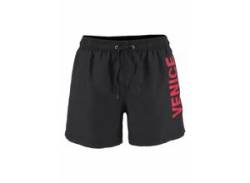 Badeshorts VENICE BEACH Gr. L (52), N-Gr, schwarz Herren Badehosen Badeshorts von Venice Beach