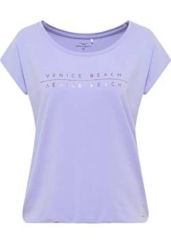 Venice Beach Sport-T-Shirt für Damen mit körperumspielender Schnittform und Rundhalsausschnitt Wonder S, Sweet Lavender von Venice Beach