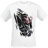 Venom (Marvel) - Marvel T-Shirt - Chest Burst - S bis XXL - für Männer - Größe XL - weiß  - Lizenzierter Fanartikel von Venom (Marvel)