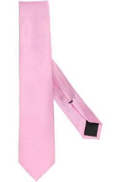 Venti Slim Krawatte pink, Feinstreifen von Venti